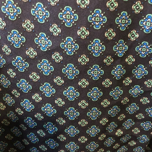 J. Crew Abstract Print 1/2 Button Down Blouse M - Picture 8 of 10